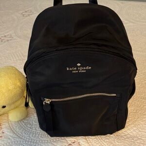 Kate Spade Black Nylon Backpack